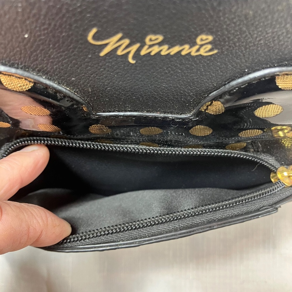 Disney X Dani Minnie Mouse Mini Backpack, Faux Leather W/ Faux Patent Leather - Picture 13 of 15